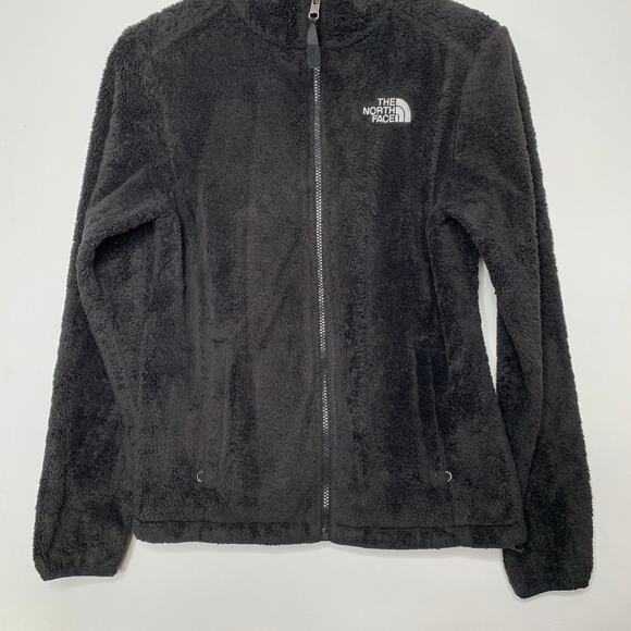 The North Face women's black Osito fuzzy fleece full zip up jacket Small - Picture 4 of 13